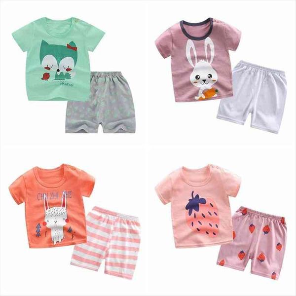 

toddler girls clothing children summer boys clothes cartoon kids boy set t shirt pants roupas infantis menina, White