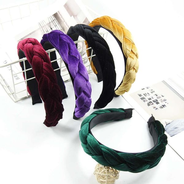 

flannelette cross hoop braid color wide edge fashion, Black;brown