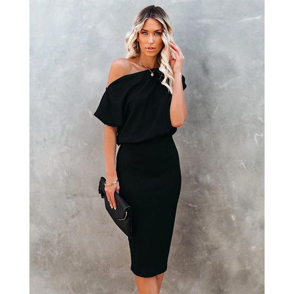 

party dresses backless ruched wrap dress for women strapless bodycon causal maxi plus size high waist solid package hip, White;black