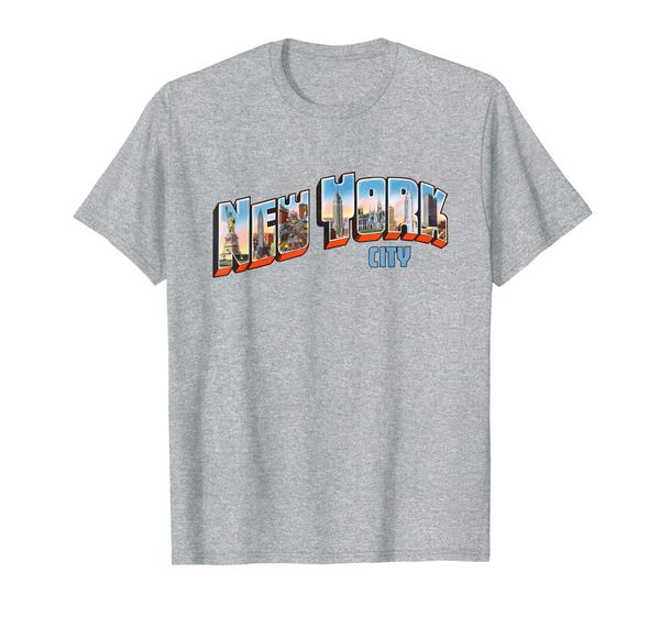 

New York City NY Retro Vintage NYC Souvenir T Shirt, Mainly pictures