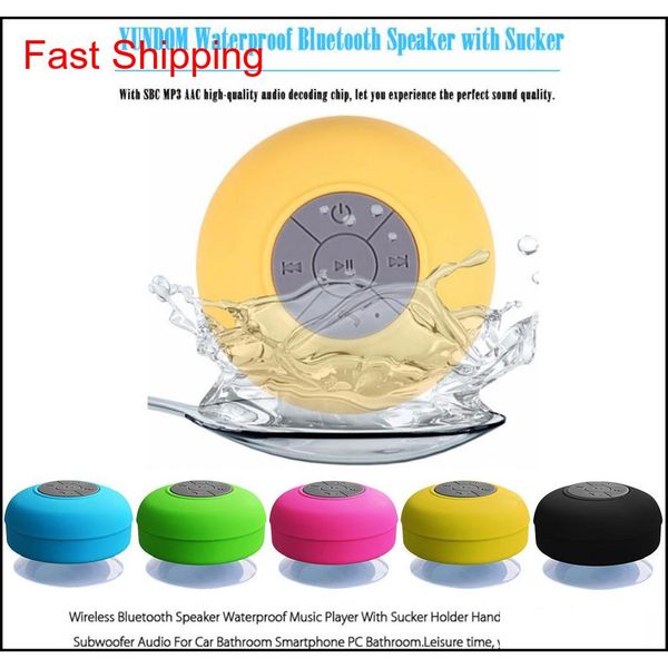 

bluetooth speaker waterproof wireless shower hands mic suction chuck speaker car speaker portable mini mp3 super bass call receive op7 hmpcc