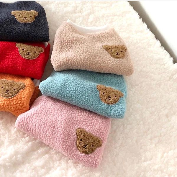 

dog apparel puppy blue jacket short coat autumn and winter warm teddy cotton cat pet pullover soft two-legged home clothes