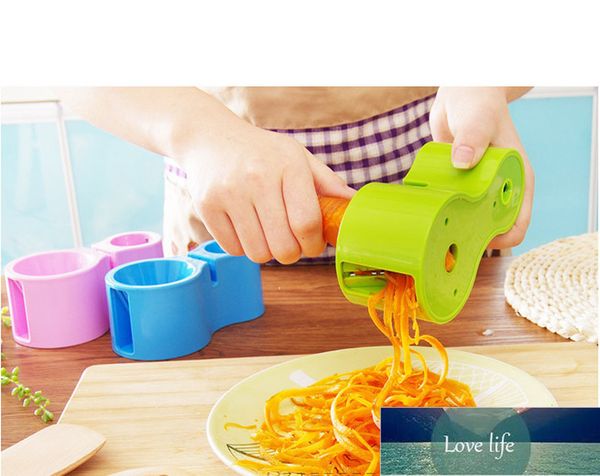 NUOVO Spiralizer Premium Affettatrice a spirale per verdure + Temperamatite Frutta Grattugia Pasta Tagliatelle zucchine Julienne Pelapatate Maker