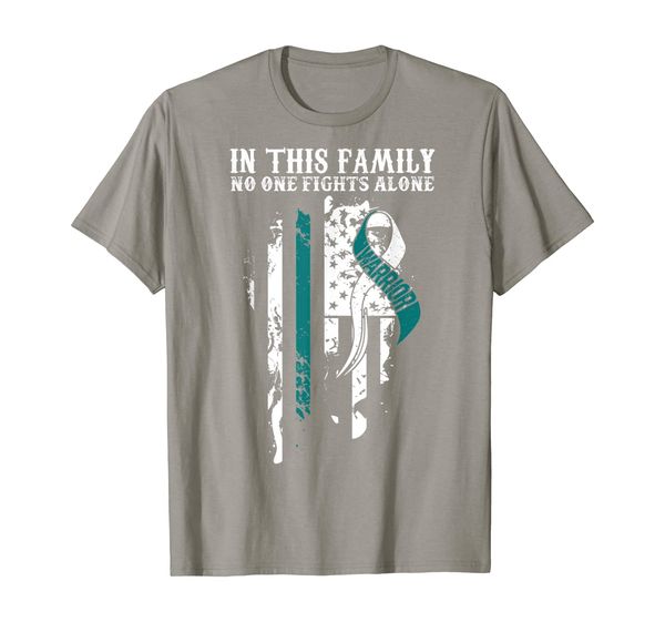 

cervical cancer awareness ribbon t shirts, White;black