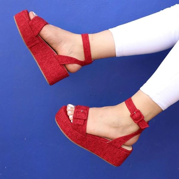 

dress shoes summer wedges women sandals high heels platform gladiator ladies open toe ankle strap beach roman sandalias mujer, Black