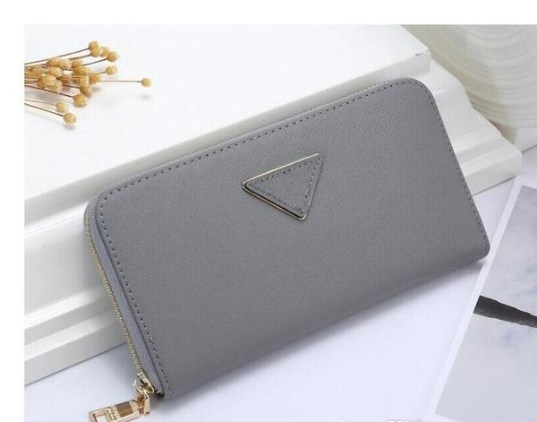 

new fashion ladies single zipper wallets women genuine leather wallet lady long purse, Red;black
