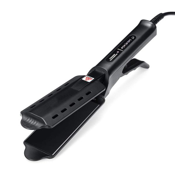 

hair straightener four-gear temperature adjustment ceramic tourmaline flat iron women hair straightener widen panel hair curler