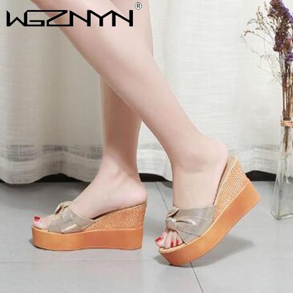 

slippers women sequined cloth bling wedges platform summer beach casual slides woman shoes ladies footwear gladiator sandals, Black