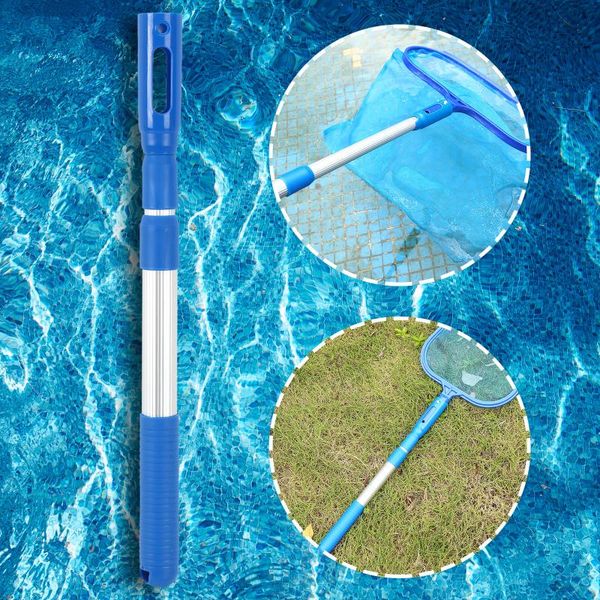 

pool & accessories 36 inch swimming pole 3-section rod adjustable for ponds skimmer net cleaning