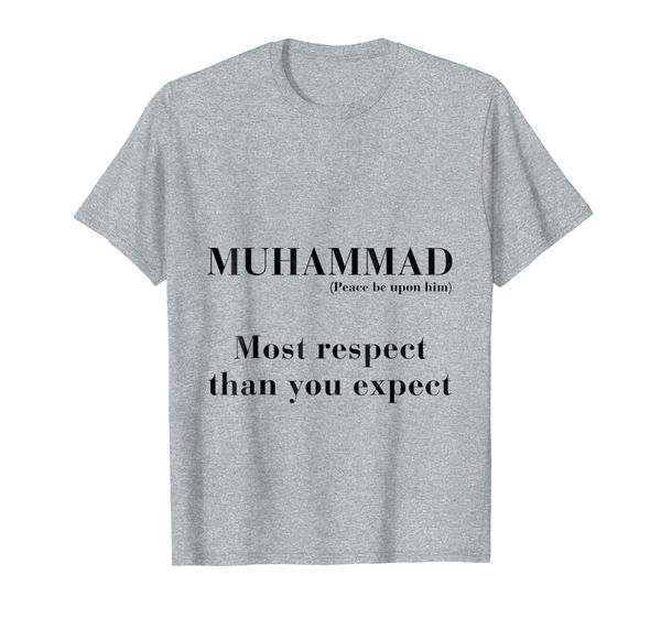 

most respect than you expect for the prophet muhammad, White;black