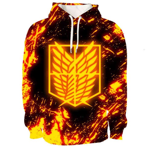 

men's hoodies & sweatshirts harajuku-moletom com capuz, modelo masculino e feminino, de alta qualidade, estilo titan on attack 4, stree, Black