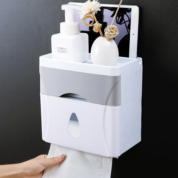 

toilet paper holders tissue box perforated creative roll hand rack