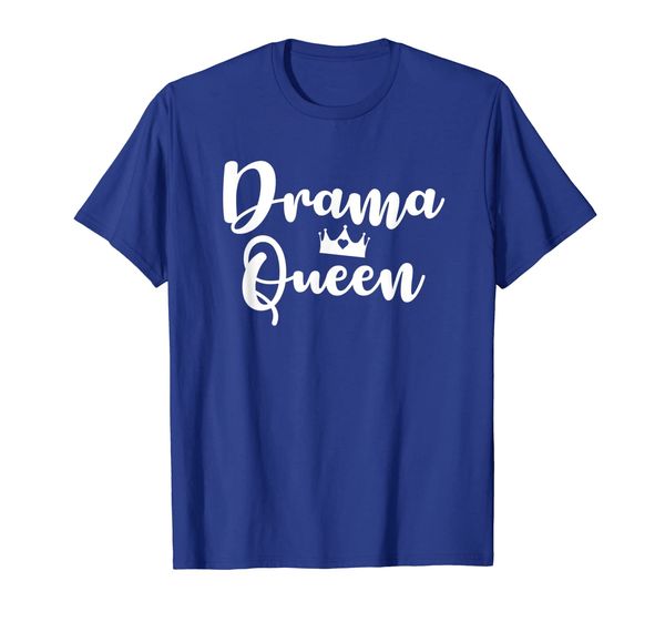 

funny, drama queen crown t-shirt. sarcastic joke tee, White;black