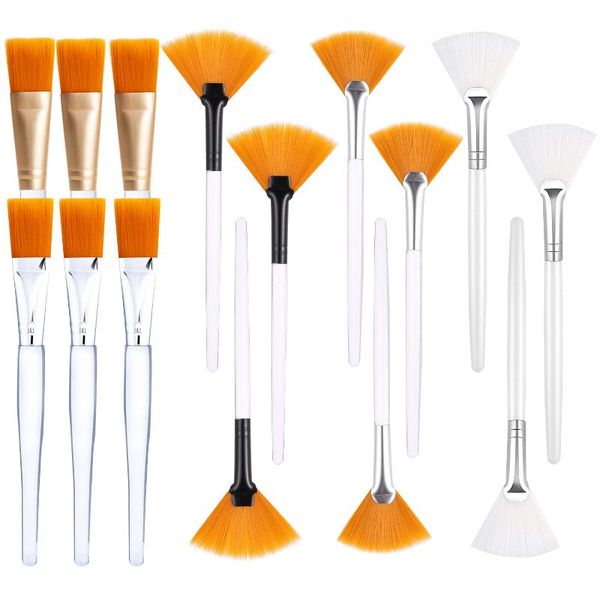 

makeup brushes facial mask brush soft applicator fan shaped portable skin care beauty tool suitable for girls ladies