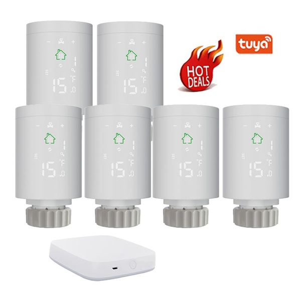 

smart home control factory direct zigbee3.0 tuya sales trv thermostatic radiator valve