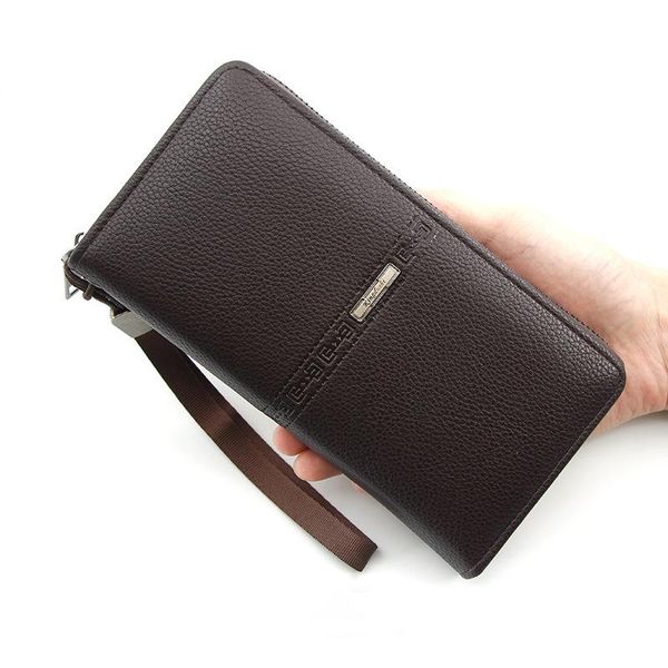 

wallets personality creative long wallet clutch bag men multi-card women phone, Red;black