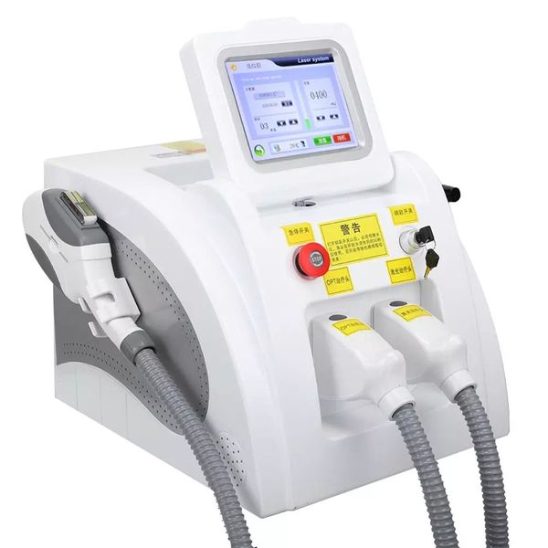 Tragbare OPT IPL Nd Yag Laser Diode Haar Tattoo Entfernung Maschine Körper Augenbraue Linie Pigment Q Schalter Schönheit Ausrüstung für Salon