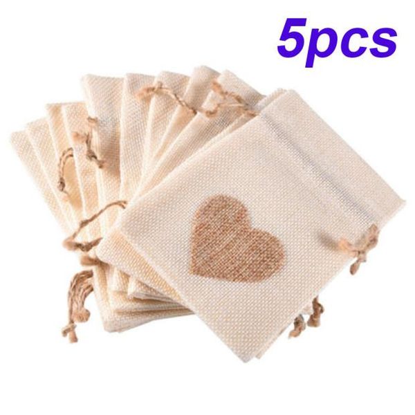 

wedding drawstring candy cookies pouches new year gift resealable bags 5pcs set