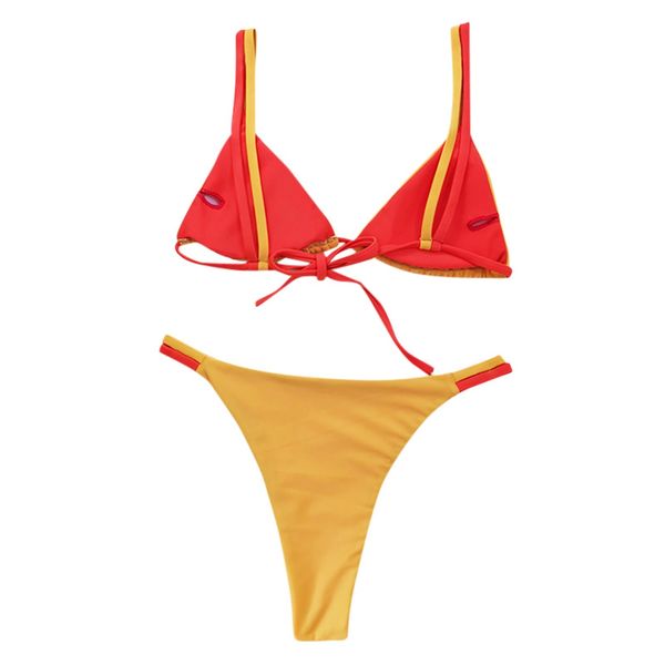 

salewomen 2021 on print set badpak bikini women stitches color filled beha badmode beachwear purchaser, White;black