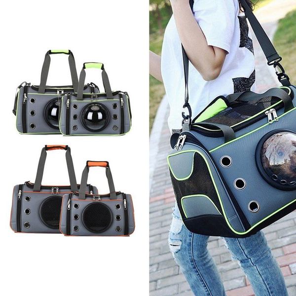 

dog car seat covers cat carrier travel pet carrying case bag space portable handbag breathable out strap