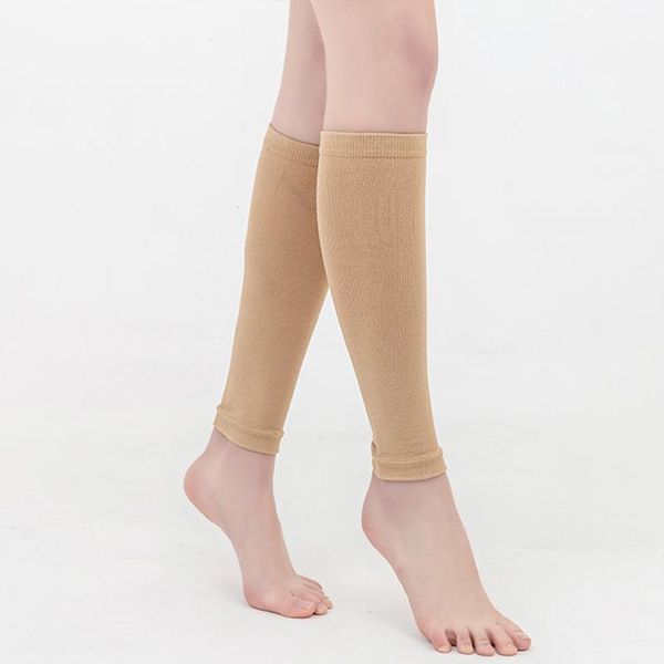 

1pcs running athletics compression sleeves leg calf shin splints elbow knee pads protection sports safety unisex, Black;gray