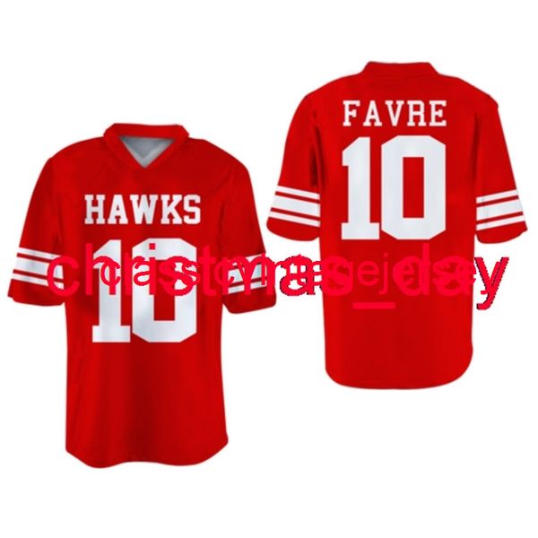 

stitched b favre high school football jersey embroidery custom xs-5xl 6xl, Black