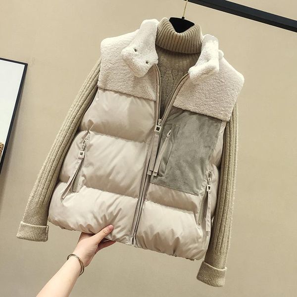

women's vests 2021 autumn and winter women cotton vest white duck down soft warm waistcoat plus size female outwear brand coat, Black;white
