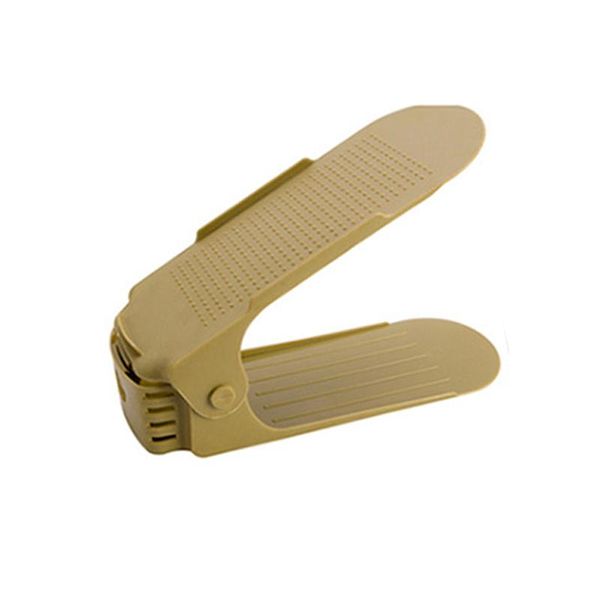 

adjustable small shoe rack space-saving shoe holder plastic support