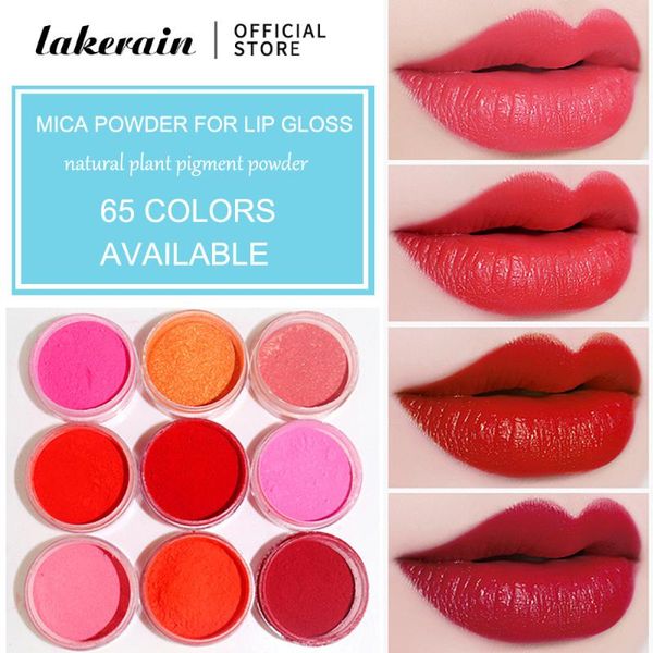 

lip gloss 65 colors mica powder for diy lipstick pigment epoxy resin soap making slime homemade lipgloss supplies