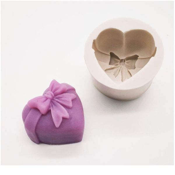 

3d sile soap mold heart love rose flower chocolate mould candle polymer clay molds crafts diy forms for soap base t qyloss