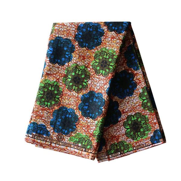 

ribbon 2021 fashion 100% cotton african veritable wax d real print fabric 6yard/lot batik sewing, Pink;blue