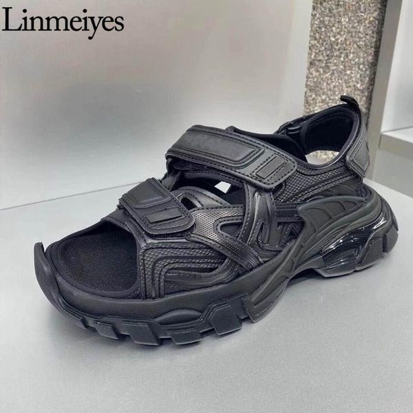 

women sandals thick sole sneakers hook loop black white beach shoes ladies flats platform sandals summer casual sandalias mujer