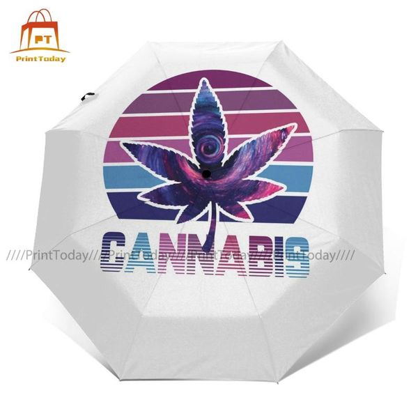 

umbrellas smoking bong umbrella anti uv auto unique painting folding travel