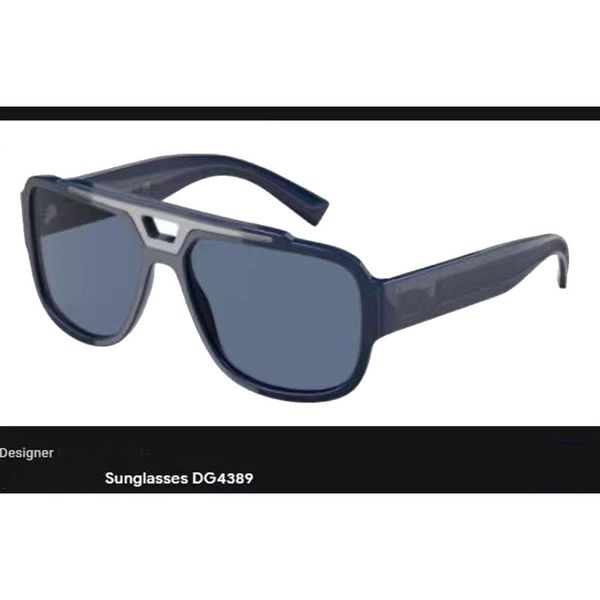 

mens sunglasses dg4389 designer triangle frame metal trim design ladies glasses cassic black sports sunglasses with original box, White;black