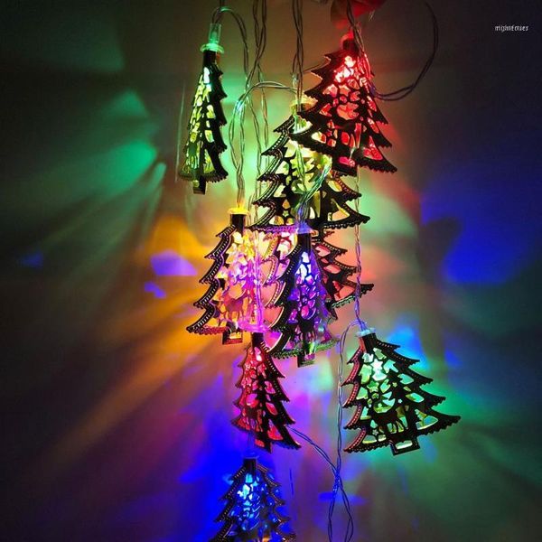 

misnertier christmas decorations creative light string pendants ornaments led deer tree lights wrought iron holiday party garden decor1