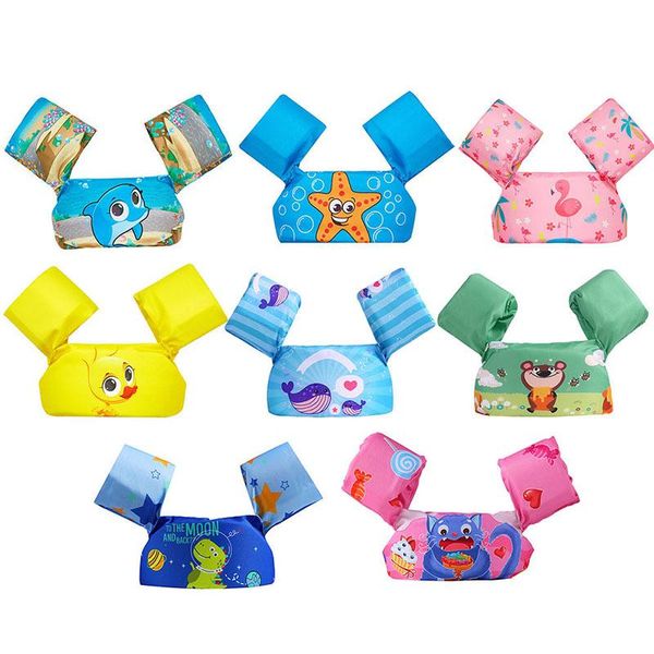 

life vest & buoy children's arm ring buoyancy swimsuit inflatable foam baby don't believe jacket swimming equipment