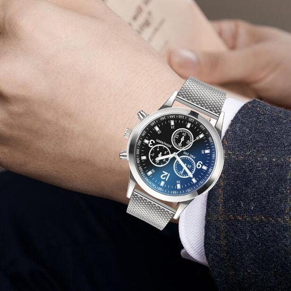 

wristwatches men watches quartz watch casual slim mesh stainless steel bracelet sport male clock relogio masculino, Slivery;brown