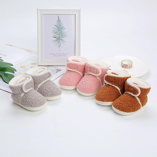 

first walkers high-non-slip and velvet baby shoes soft bottom toddler