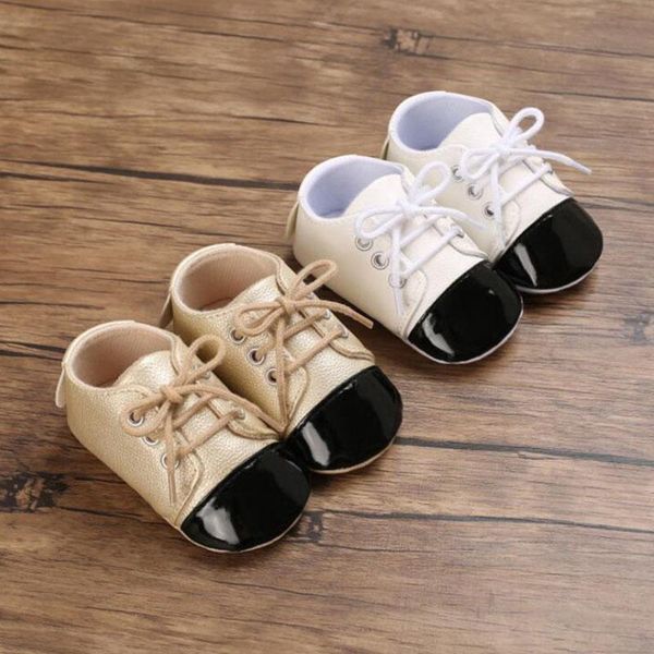 

first walkers 2021 spring autumn baby shoes pu leather born boys prewalker