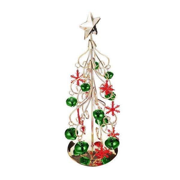 

christmas decorations mini tree iron ornament showcase decor