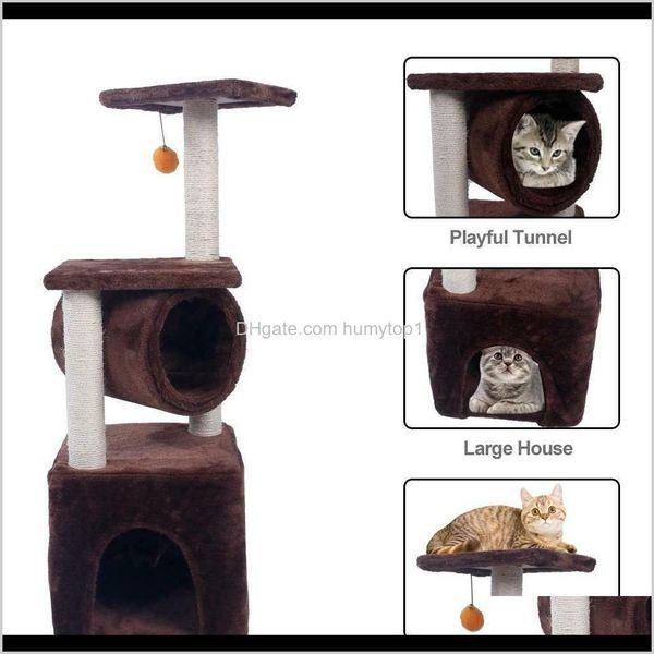 

black friday 36" cat tree bed furniture scratch cat tower pos qylpco bycdv 7udo8