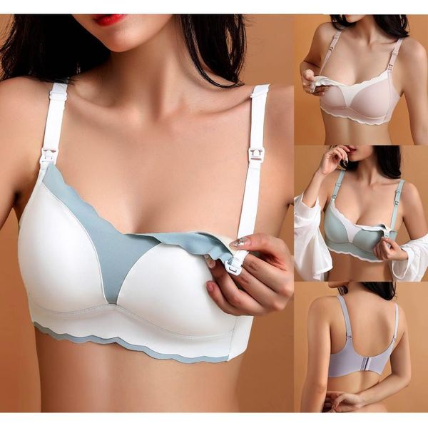 

yoga outfit wirenursing maternity bra clothing cotton breastfeeding for pregnant women pregnancy breast sleep underwear