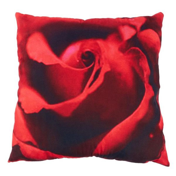 

pillow case 1pcs 45x45cm 3d red rose pringting cushion cover bedroom throw home sofa decoration