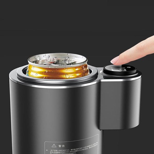 

water bottles 2 in 1 dc 12v car cooling heating cup portable drinks beverage holder smart mug warmer cooler refrigerator