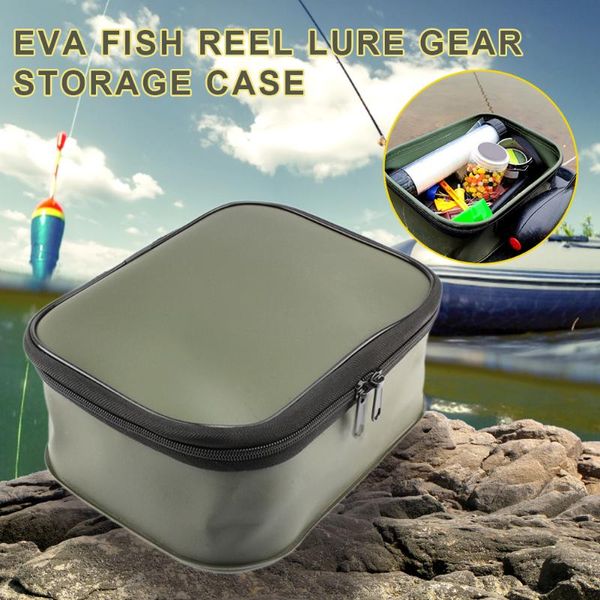 

fishing accessories multifunctional bag eva fish reel lure gear storage case outdoor carp tackle waterproof pesca iscas