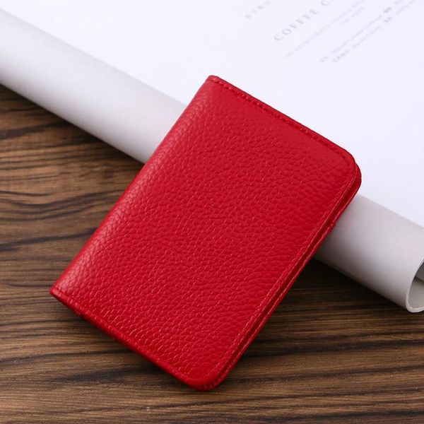 

card holders genuine leather business holder travel credit wallet for men purse case driving license bag thin vertical package, Brown;gray
