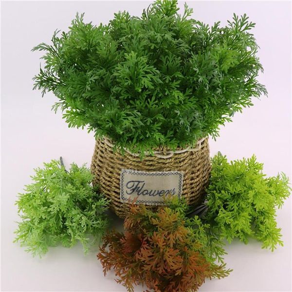 

1 bouquet artificial plastic water grass fake plant home l wedding decor