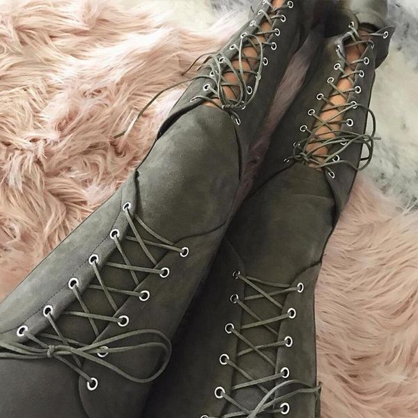 

yoga outfit fashion women bandage pants lace-up women's suede leather pencil lace up cut out sportswear trousers