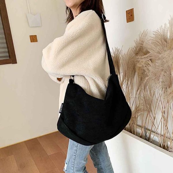 

shoulder bags women deer plush simple messenger bag solid color package luxury handbags designer torebka damska #srn