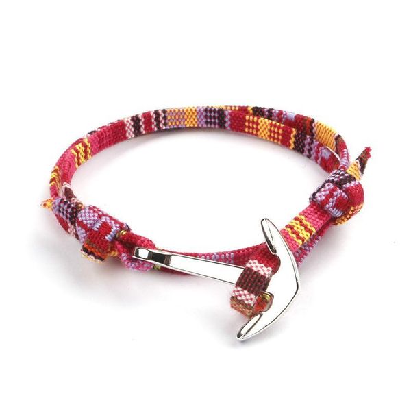 

eif dock new pirate style stainless steel colourful anchor bracelet for men leather bracelet jewelry bangles drop jllgjn